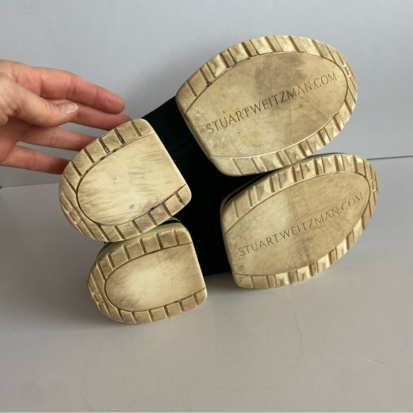 Stuart Weitzman SW-612 Suede Slip-On Sneakers Black Size 5.5 - Picture 7 of 11